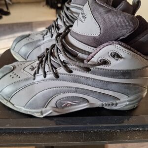 Reebok Grey/Black High-Top Steel Toe Work Sneakers